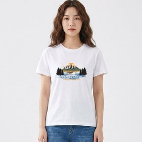 원더오펜 라운드 남여공용 반팔C 2컬러
