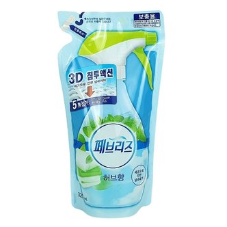  페브리즈 허브향 섬유탈취제 320ml 리필