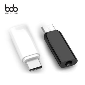 젠더 bob 포치 C타입 이어폰 단일 변환젠더 어댑터 3.5mm X ( 2매입 )