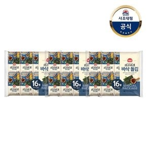 [사조대림] 더고소한김 바삭 돌김 (4.5g x16번들/도시락) x3개