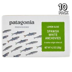 파타고니아 레몬 올리브 스페니쉬 화이트 엔초비 120g 10캔 Spanish White Anchovies