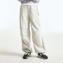 후아유 Cotton Nylon Parachute Pants WHTAE2332U