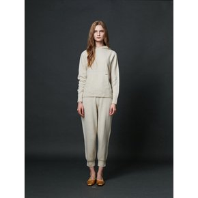 Dana Cashmere Pants Set_oatmeal