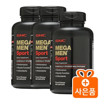 GNC [해외직구] 지앤씨 메가맨 스포츠 180정 x3