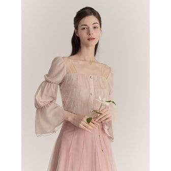 그레이스유 Grace Blouse (Pink Beige)