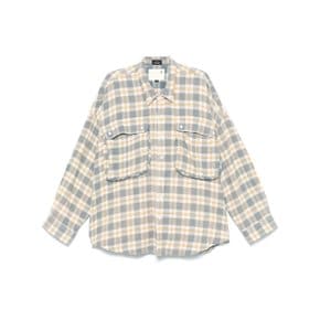 [알13] Long sleeve shirt R13MR362 R467B CR/BL 4936942