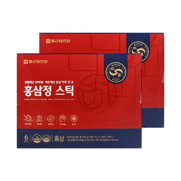 종근당건강 홍삼정 스틱 10g 30포 2개/mjc (S43426029)
