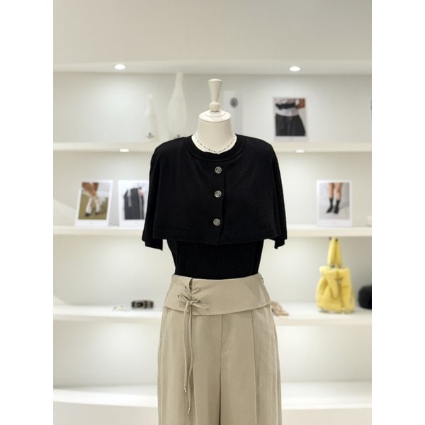 [여주점] 여성 케이프 레이어링 풀오버 (D252KSK039)