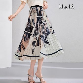 KLACHE 클라셰 플리츠무드스커트_B3F0320