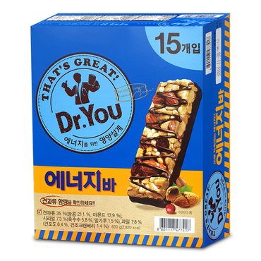  오리온 닥터유 에너지바 40g 15개