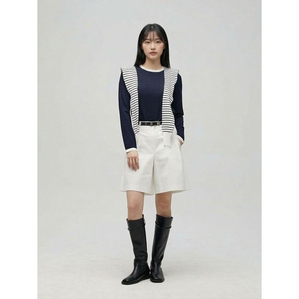 단가라 숄세트 라운드 니트 AS1KH263