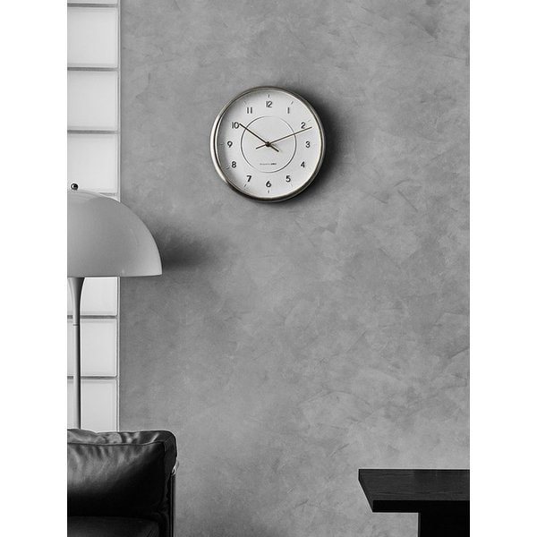 실루엣 메탈 (SILHOUETTE) 아날로그 벽시계 OWA-1004SV