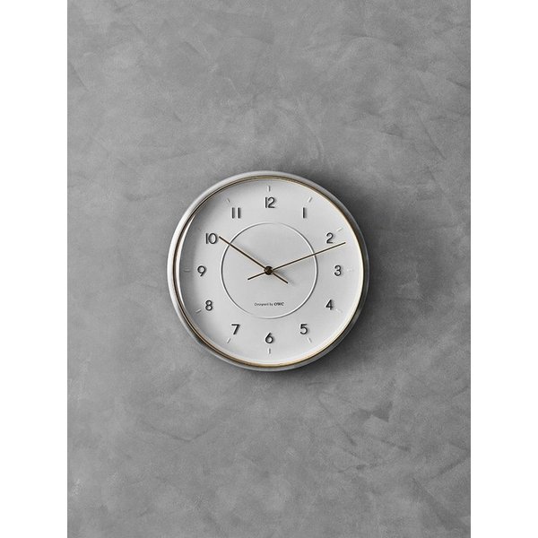 실루엣 메탈 (SILHOUETTE) 아날로그 벽시계 OWA-1004SV