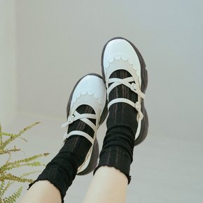 ljh029-7 Platform maryjane loafer _ 2colors