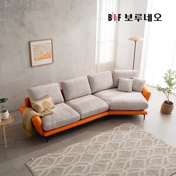 BIF보루네오 디에르 노블레스 구스탑 이지클린 코너형 4인 소파