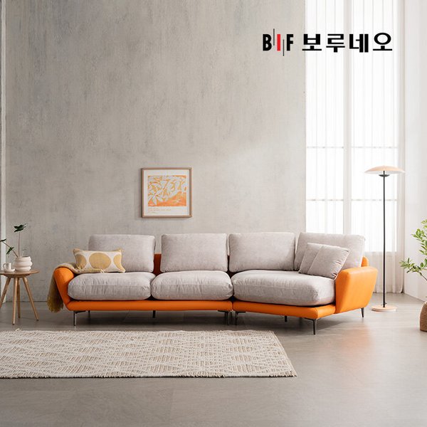 BIF보루네오 디에르 노블레스 구스탑 이지클린 코너형 4인 소파