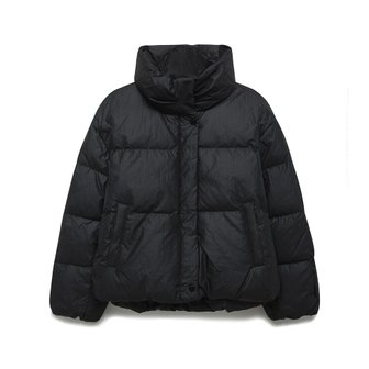 신세계라이브쇼핑 나이스클랍 덕 다운 하이넥 숏 패딩 A254PWD905