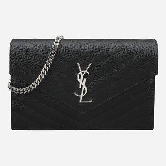 생로랑 [시흥점] 6S 857605 BOW02 1000 카산드라 체인 크로스백 실버 블랙