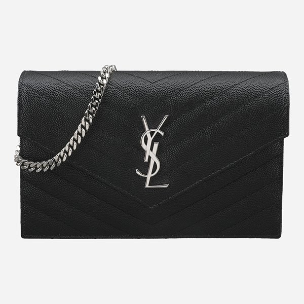 [시흥점] 6S 857605 BOW02 1000 카산드라 체인 크로스백 실버 블랙