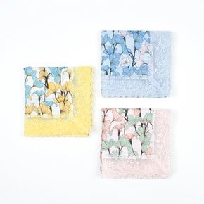 개나리 에티켓 손수건 스카프 60 x 60 (cm)