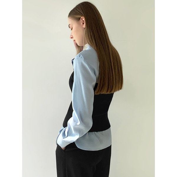 테일러드 카라 블라우스 VB59BLM105Z