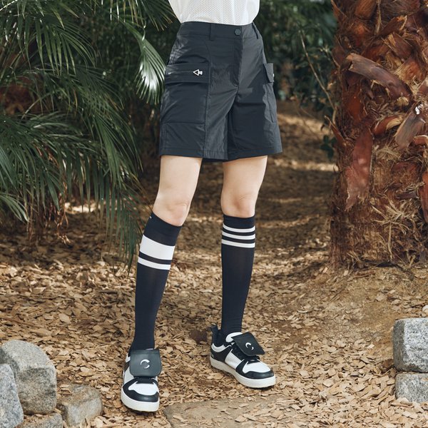 [부산점] 양카고포켓 나일론스판 여성 반바지 블랙_CHD2WHP0680BK