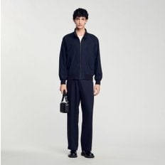 [SANDRO HOMME] 하이넥 블루종 자켓 SH25S3MRJ0742