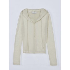 LINEN HOODIE CARDIGAN_2COLORS_LIGHT BEIGE