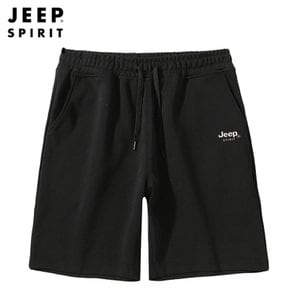지프 JEEP SPIRIT 2장세트 1+1 JEEP 지프스피릿 정품 남녀공용 5부 면반바지 JPDK300