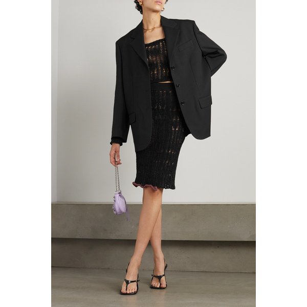 넷 서스테인 오버사이즈 울 블렌드 블레이저 1647597320126639