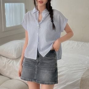 자체제작 시어서커 옆셔링 스트라이프 반팔셔츠 mt 5091c_P424948836