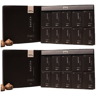  [묘미담] 흑마늘정과 절편 선물세트 국내산 200g (20g*10개) 2세트