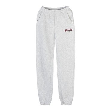 스포티앤리치 헬시 아이비 스웻팬츠 HEALTH IVY SWEATPANT HEATHER GRAY MERLOT