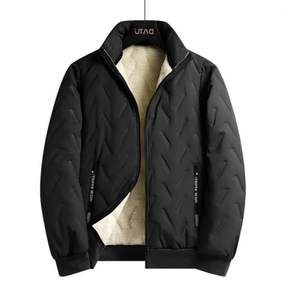겨울 퍼자켓 모피 점퍼 코트 빅사이즈 남성 융털집업 패딩 M-5XL 기모 잠바 방한복