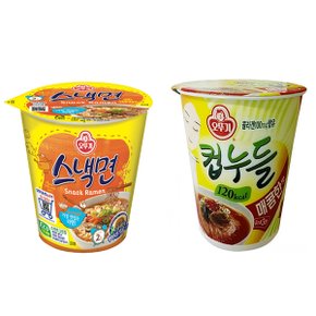 오뚜기 소컵 스낵면x12컵+컵누들 매콤한맛x12컵