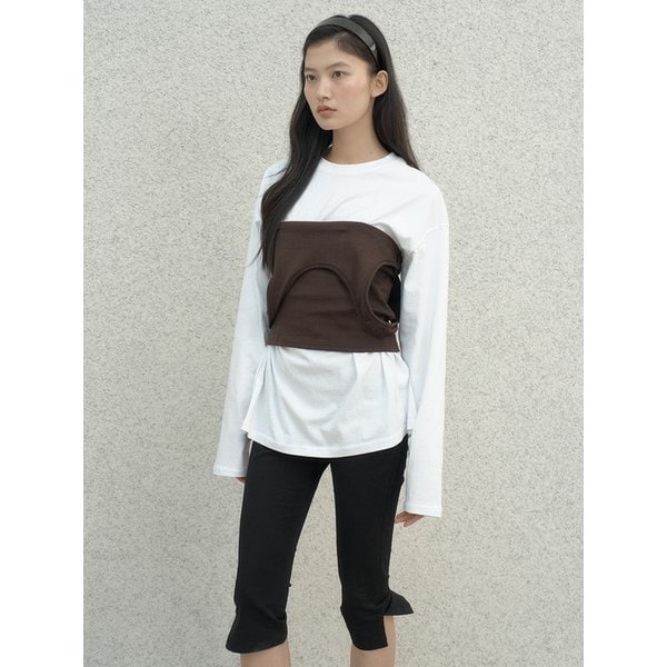 TNL D-ring sleeveless - [Brown]