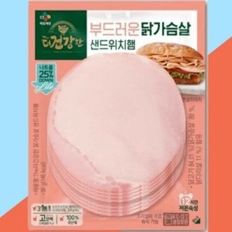 신세계라이브쇼핑 CJ 햄 더건강한 닭가슴살 샌드위치햄 90g