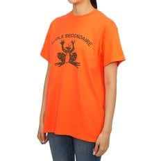 여성 반팔티셔츠 T ECHOLE FLUO ORANGE W