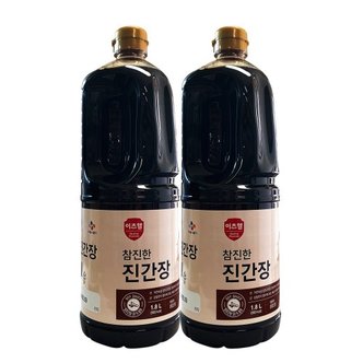 CJ프레시웨이 [이츠웰]참진한진간장 1.8L 2개