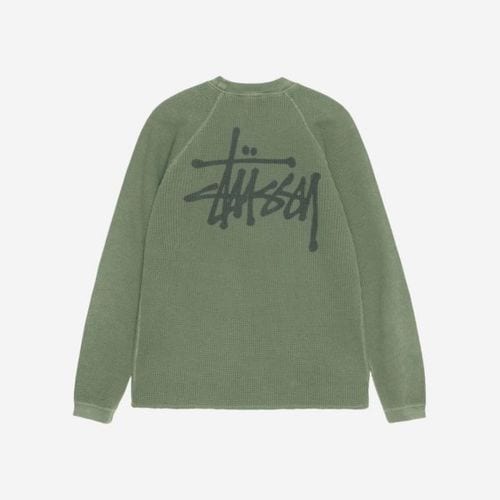 래글런 써멀 롱슬리브 크루 파인 Stussy Raglan Thermal LS Crew Pine