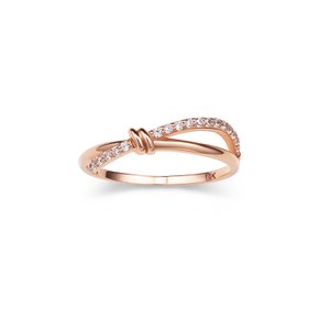 Love Knot 14K 큐빅 반지 SA24C26T