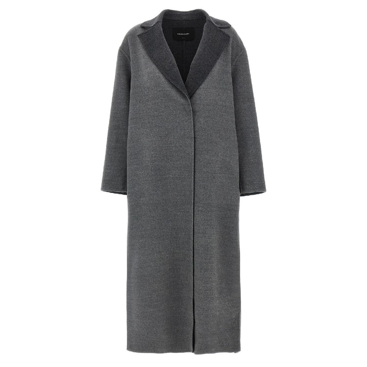 コート ALEXANDRE VAUTHIER COAT (233COA1952 BLACK) ALEXANDRE VAUTHIER Black wool blend coat 233COA1952 BLACK