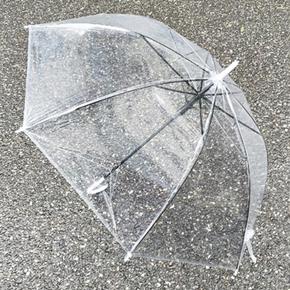 [에이티다]투명 비닐 우산 자동 어린이 성 (S8907608)