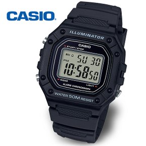 [정품] CASIO 카시오 전자 학생시계 군인시계 W-218H-1AVDF