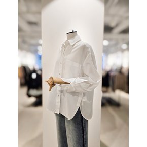 [파주점] [더아이잗컬렉션]코튼 블렌드 슬리브 포인트 블라우스 CR3A0BL121