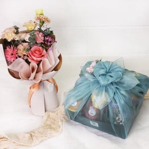 파머스스토리 [플로리스토리] 플라워 선물 패키지 (꽃다발+과일박스)