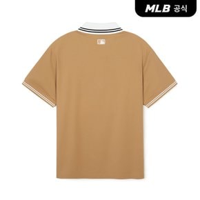 [코리아공식] 베이직 카라배색 컴퍼터블핏 티셔츠 BOS (L.Camel)