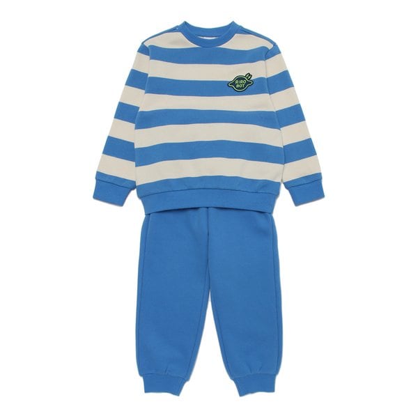 [여주점] [오프라벨 여주점] 알로봇 (BL) 스트라이프 스웨트세트 (14CE9-640-01)