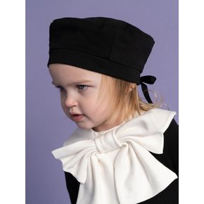 Logo Embroidery Beret (Black)
