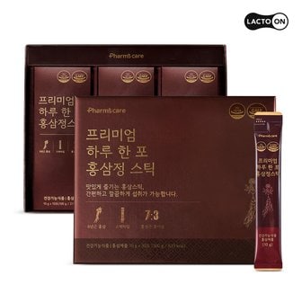 락토온 서울약사신협 프리미엄 하루 한 포 홍삼정스틱 30포 1세트